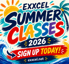 Exxcel Summer Classes 2026